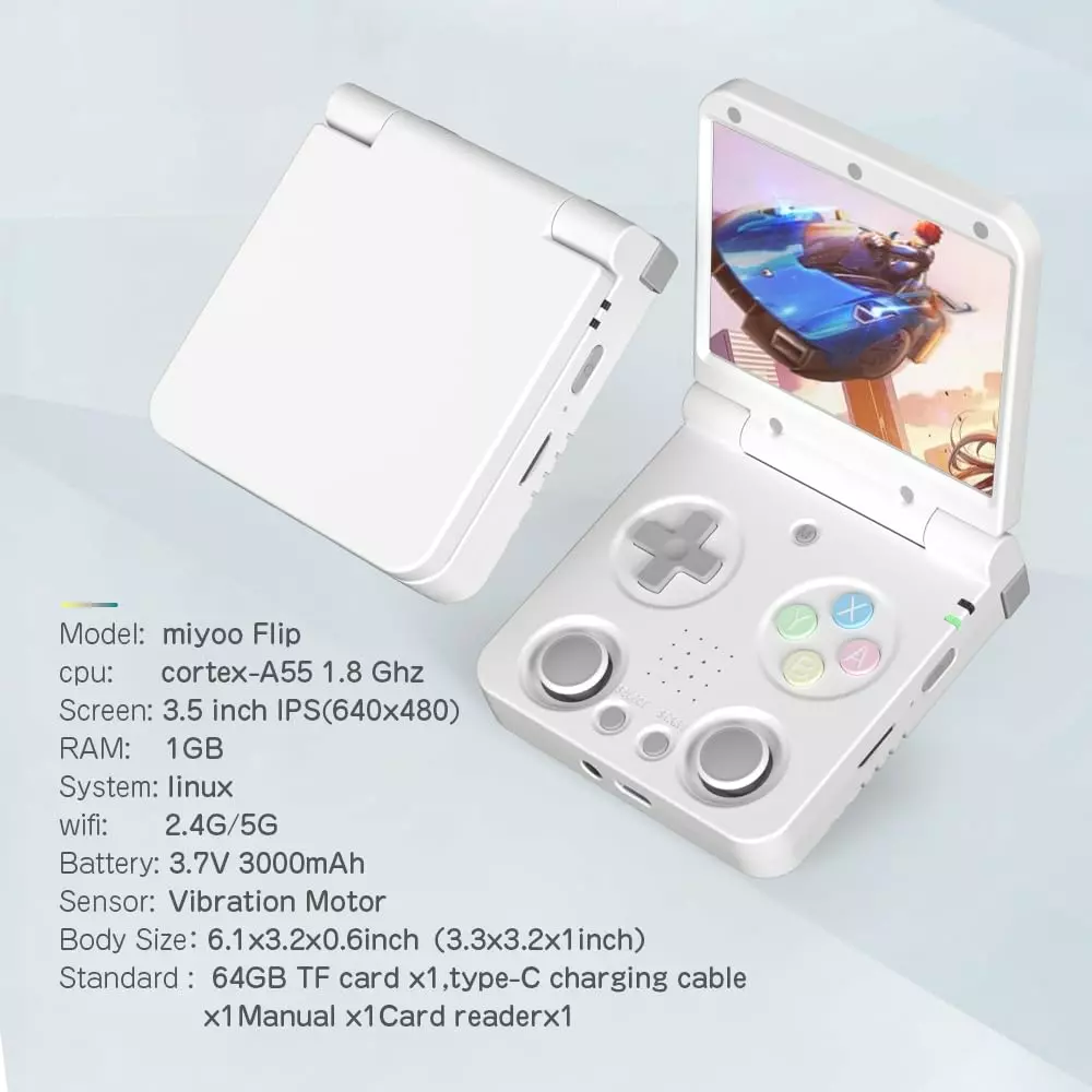 miyoo flip 初期ロット Miyoo Flip Retro Emulation Handheld Goes on Pre-Order