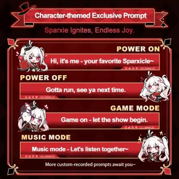 Moondrop x Honkai: Star Rail Sparxie TWS Earphones