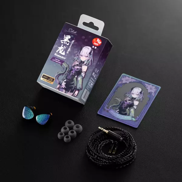 Celest Wyvern Black Remaster IEM Earphones