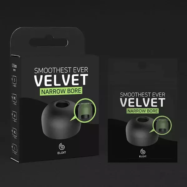 ELOIT Velvet Narrow Bore Ear Tips