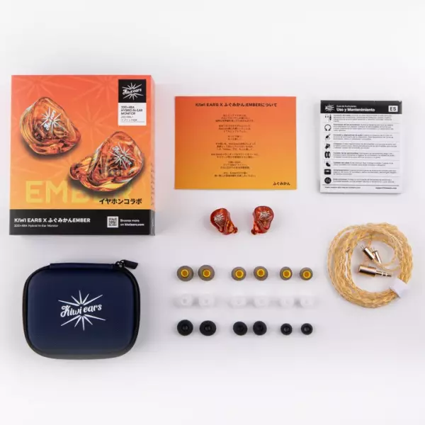 Kiwi Ears × ふぐみかん: Ember IEM Earphones